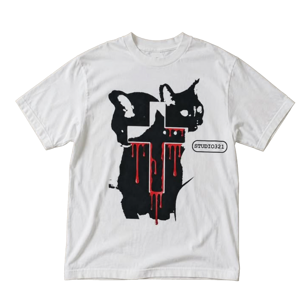 Cat Studio321 tee